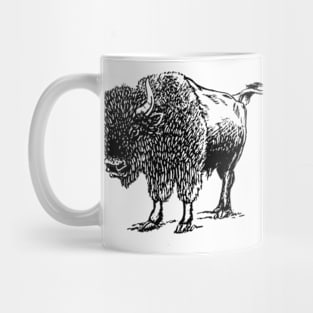 Cute bison gift ideas, bison tees bison hoodies Mug